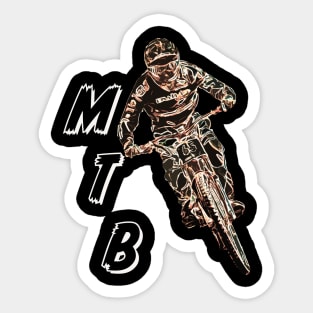 mountain bike Sticker